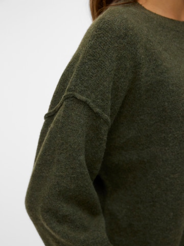 VERO MODA Пуловер 'VMBESTI' в зелено