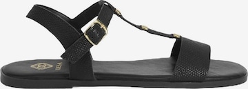 Desa Sandals 'Sandalen' in Black: front