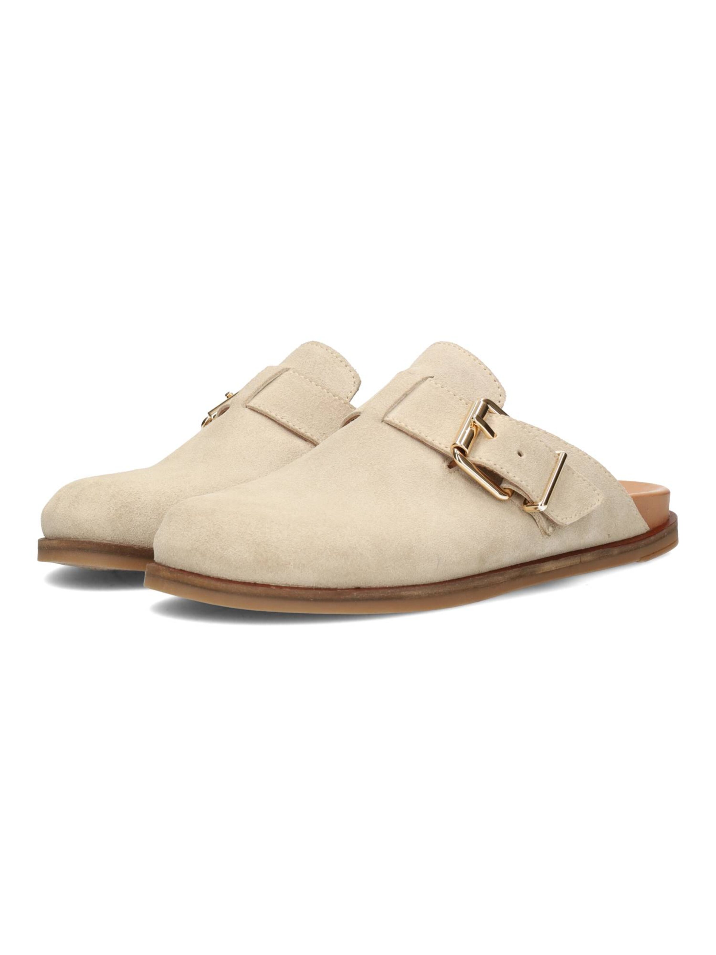 PS Poelman Mules 'Aran' in Beige