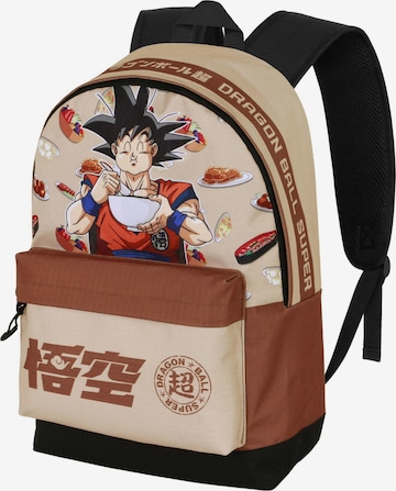 Dragon Ball Rucksack 'Goku' in Braun: Vorderseite