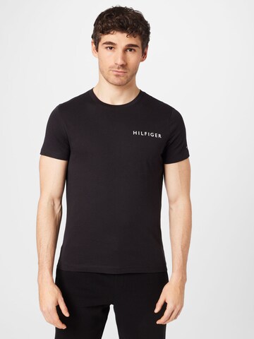 T-Shirt TOMMY HILFIGER en noir : devant