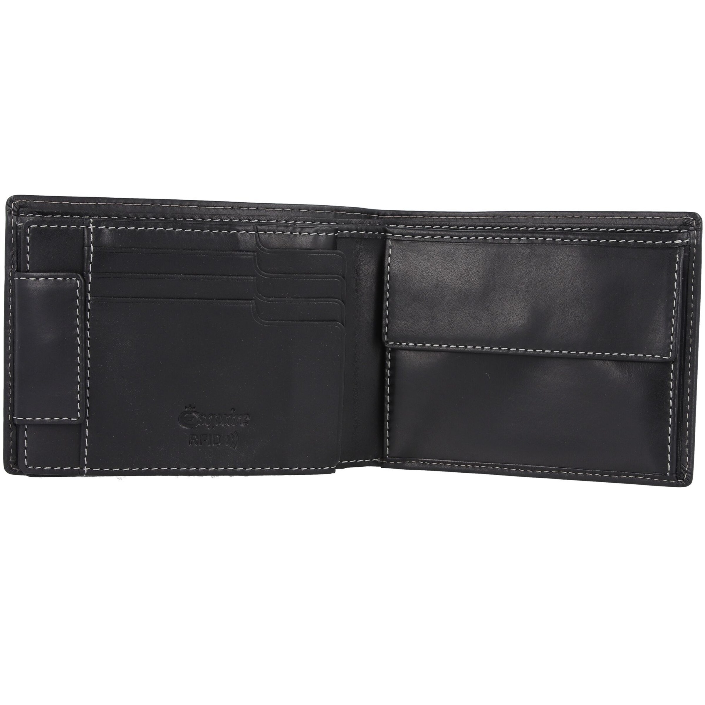 Portamonete 'Dallas' di Esquire in nero