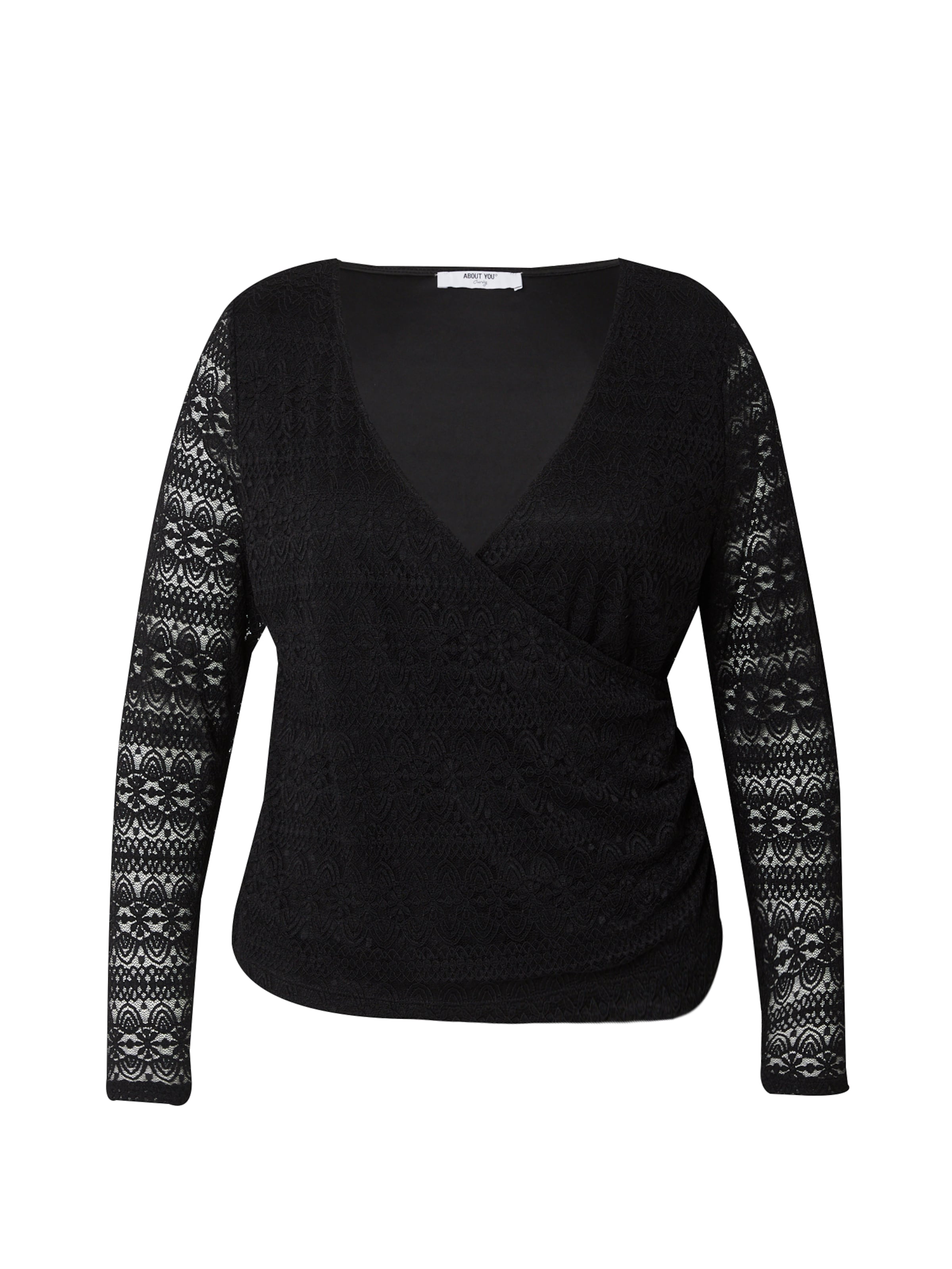 ABOUT YOU Curvy Tričko 'Pamela' – černá: přední strana