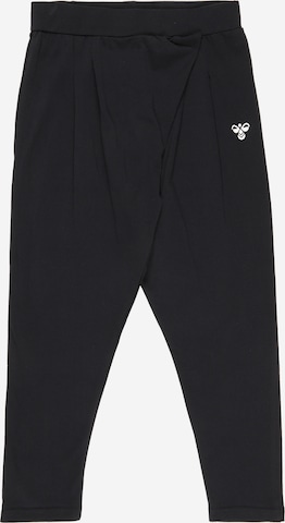 Hummel Loose fit Workout Pants 'Andrea' in Black: front
