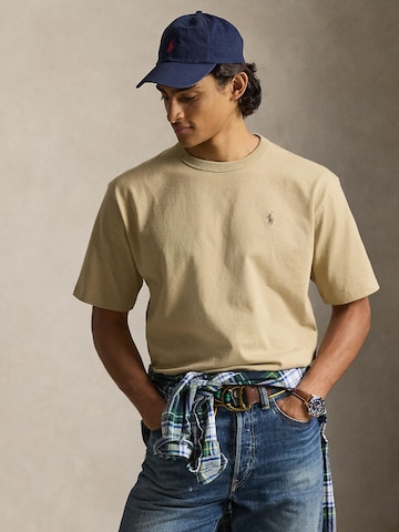T-Shirt Polo Ralph Lauren en beige : devant