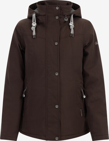 Schmuddelwedda Performance Jacket 'Yepa' in Brown: front