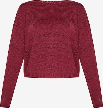 Usha Sveter - Červená: predná strana