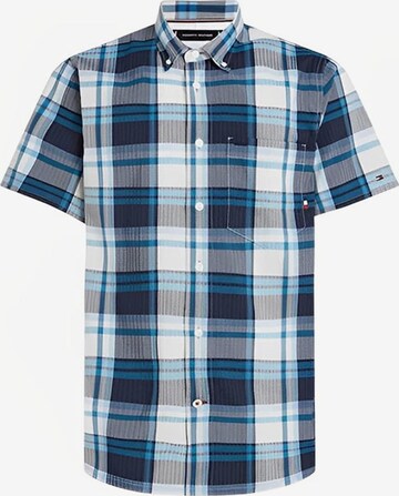 Tommy Hilfiger Big & Tall Regular fit Button Up Shirt in Blue: front