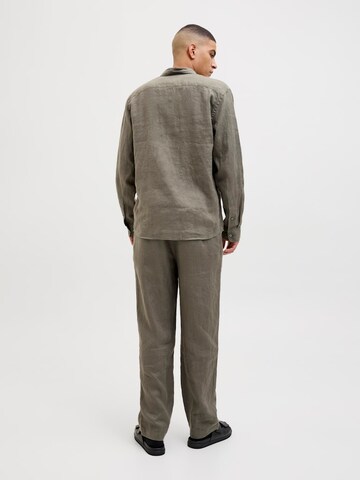 JACK & JONES Loosefit Chinobyxa 'JPSTKarl JJLawrence' i grön