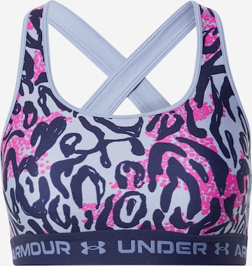 UNDER ARMOUR Sports Bra in Blue: front