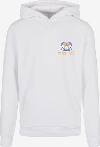 Merchcode Sweatshirt 'Torc - Self Service' in White: front