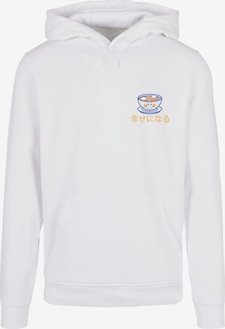 Merchcode Sweatshirt 'Torc - Self Service' in Wit: voorkant