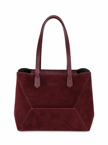 SARA BY JG Shopper 'La Comoda' i rød: forside