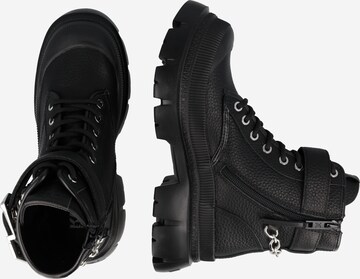 juoda Karl Lagerfeld Suvarstomieji kulkšnis dengiantys batai