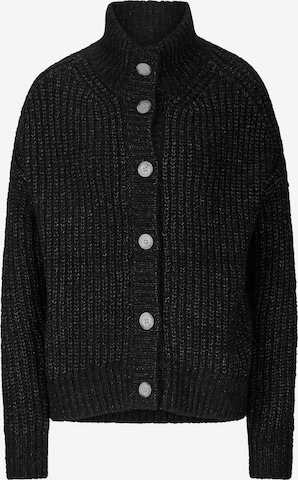 Cardigan heine en noir : devant