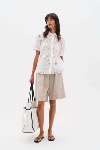 InWear Loose fit Trousers 'Rigitta' in Beige