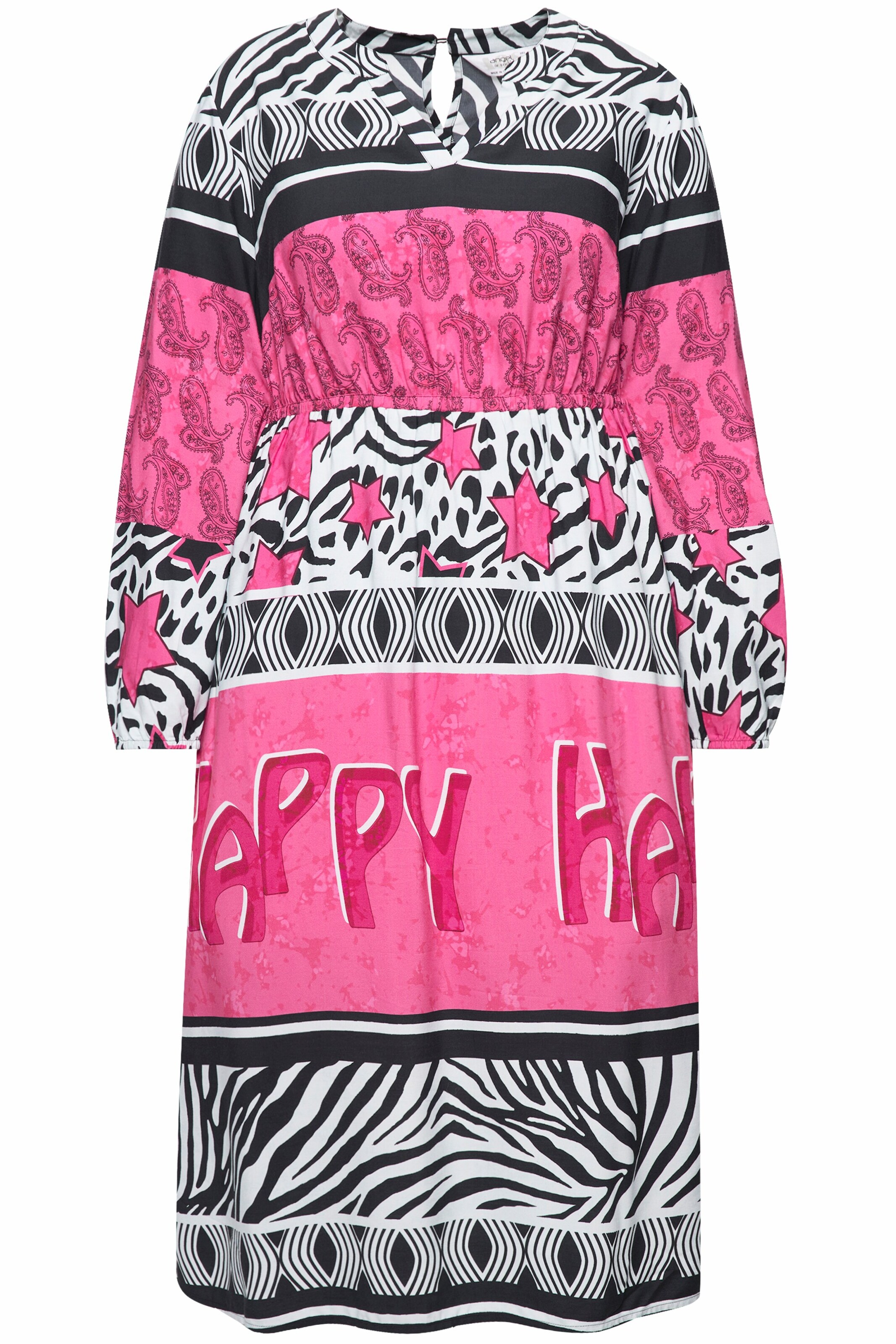 Angel of Style Blousejurk in Roze: voorkant