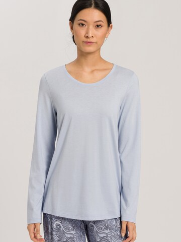 Hanro Slaapshirt in Blauw: voorkant