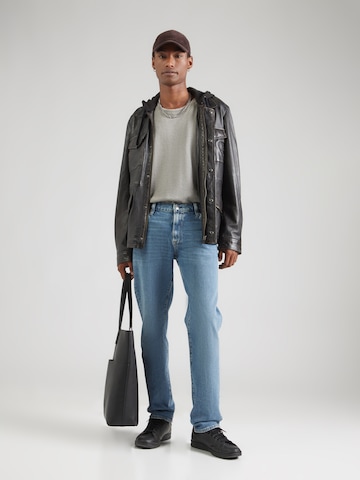 Regular Jean 'JJICLARK JJPREMIUM' JACK & JONES en bleu