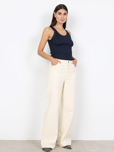 Soyaconcept Broek 'Soyaconcept Bess 2-B cream' in 38 in de kleur Crème, Productweergave