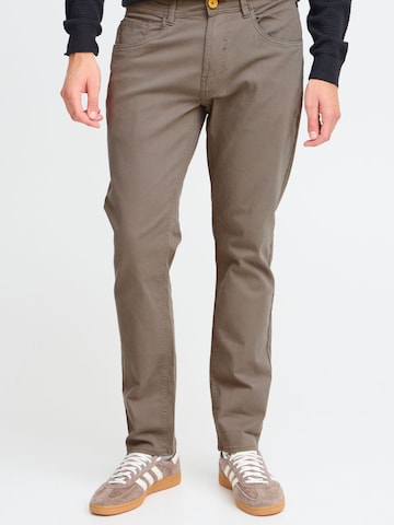 BLEND Slim fit Trousers 'Rodney' in Grey