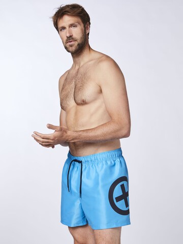 CHIEMSEE Athletic Swim Trunks in Blue