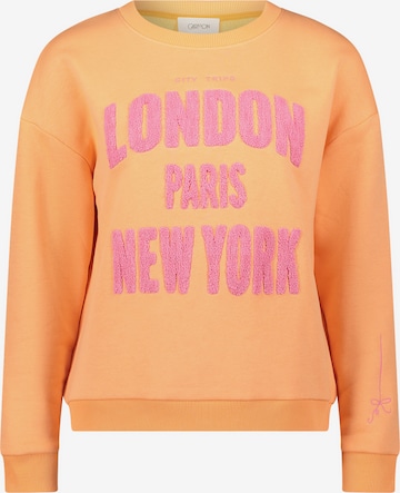 oranžinė Cartoon Megztinis be užsegimo: priekis