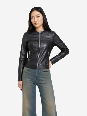 Giacca di mezza stagione 'ONLBITTEN MIX FAUX LEATHER JACKET CC OTW 15373291' di ONLY in nero