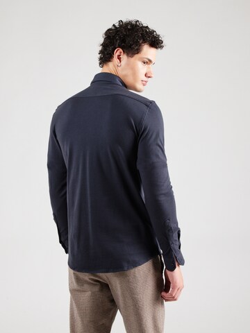 Coupe slim Chemise business 'ARTHUR' Casual Friday en bleu