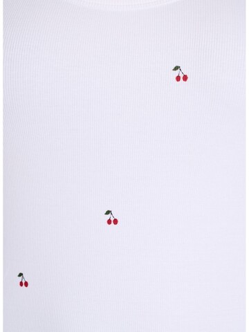 Zizzi Top 'Camila' in Wit