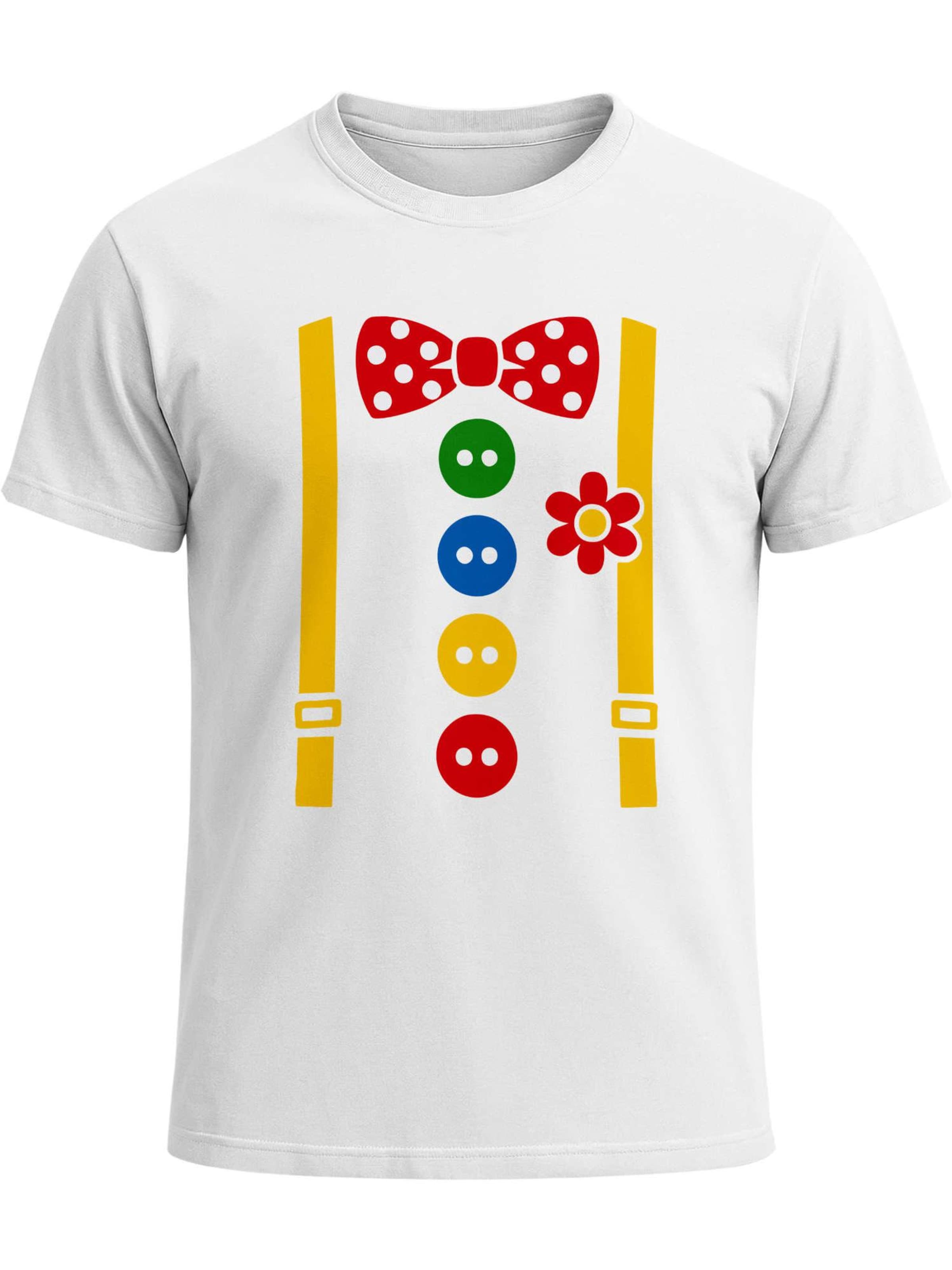 MoonWorks Shirt 'clown' in White: front