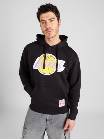 Mitchell & NessSweater majica 'NBA Team' - crna boja: prednji dio
