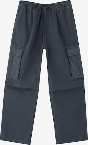 Pantalon cargo Pull&Bear en bleu : devant