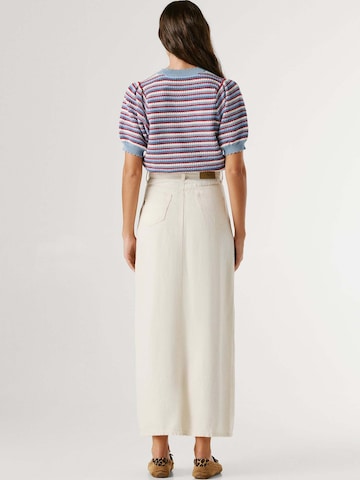 Gonna 'Mira' di Pepe Jeans in bianco