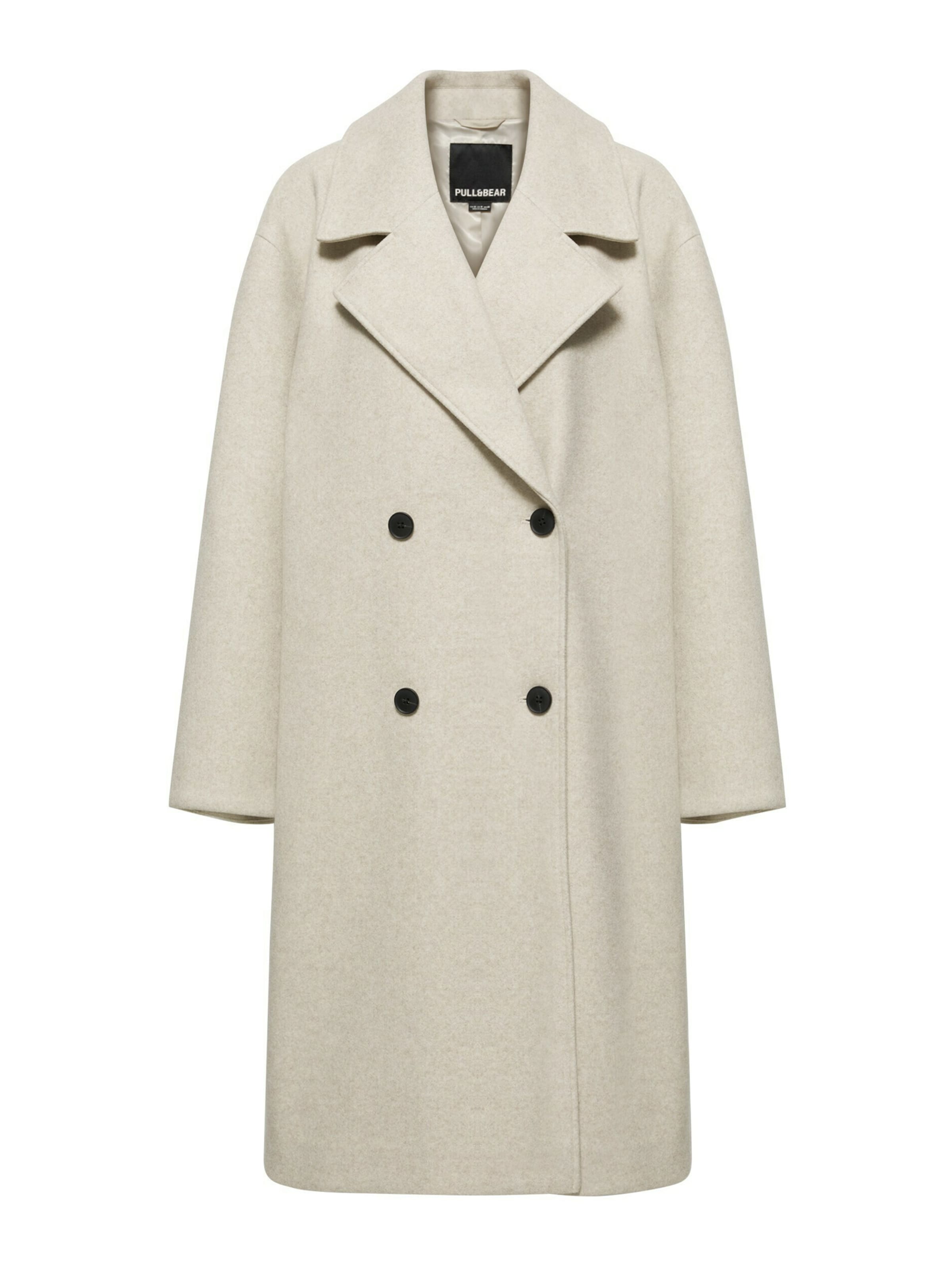 Cappotto di mezza stagione in XS Pull&Bear di colore beige, Visualizzazione prodotti