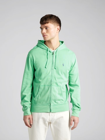 Polo Ralph Lauren - Regular Fit Casaco em moletão em verde: frente