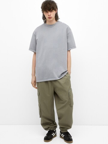 Pull&Bear Loosefit Hose in Grün: predná strana