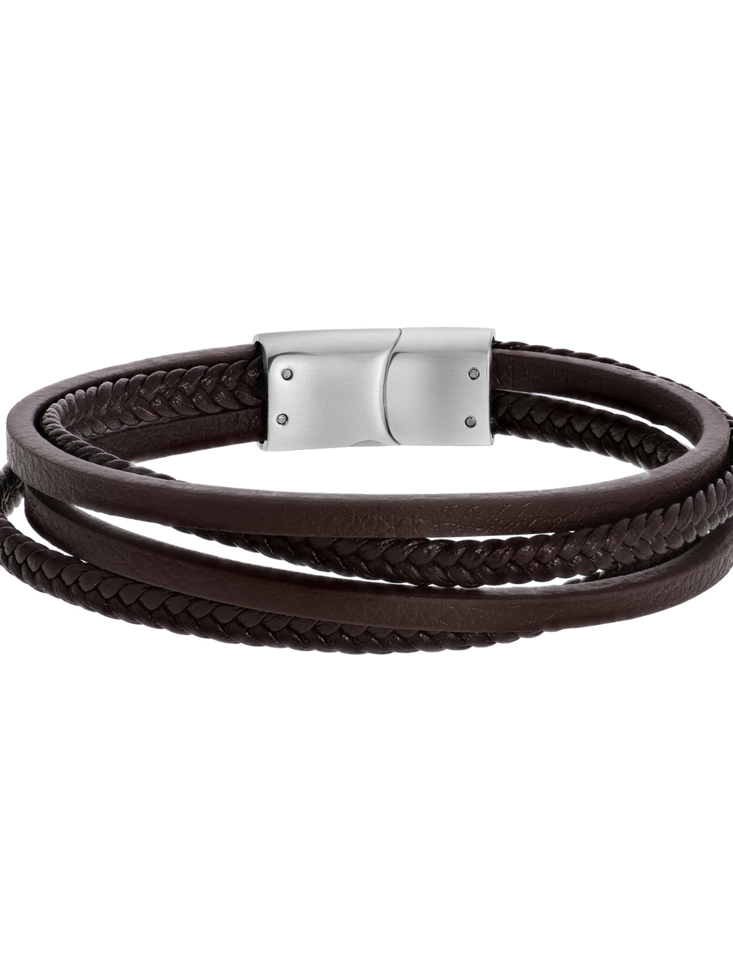 Lucardi Bracelet in Brown: front