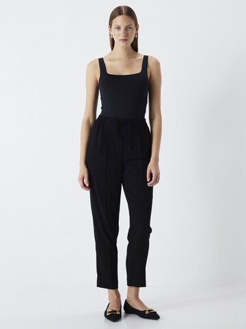 Ipekyol Tapered Pleated Pants in Black