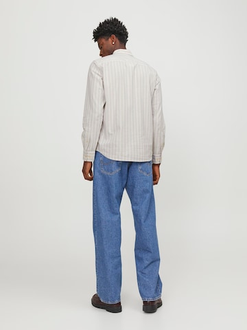 JACK & JONES Regular fit Skjorta 'Brook' i brun