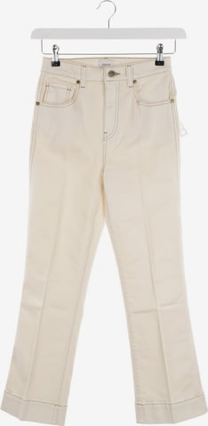 Khaite Jeans in 26 in White: front