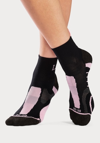 LASCANA ACTIVE Športne nogavice | črna barva: sprednja stran