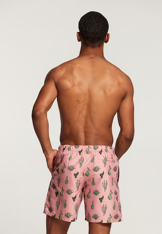 Pantaloncini da bagno 'Cacti' di Shiwi in rosa