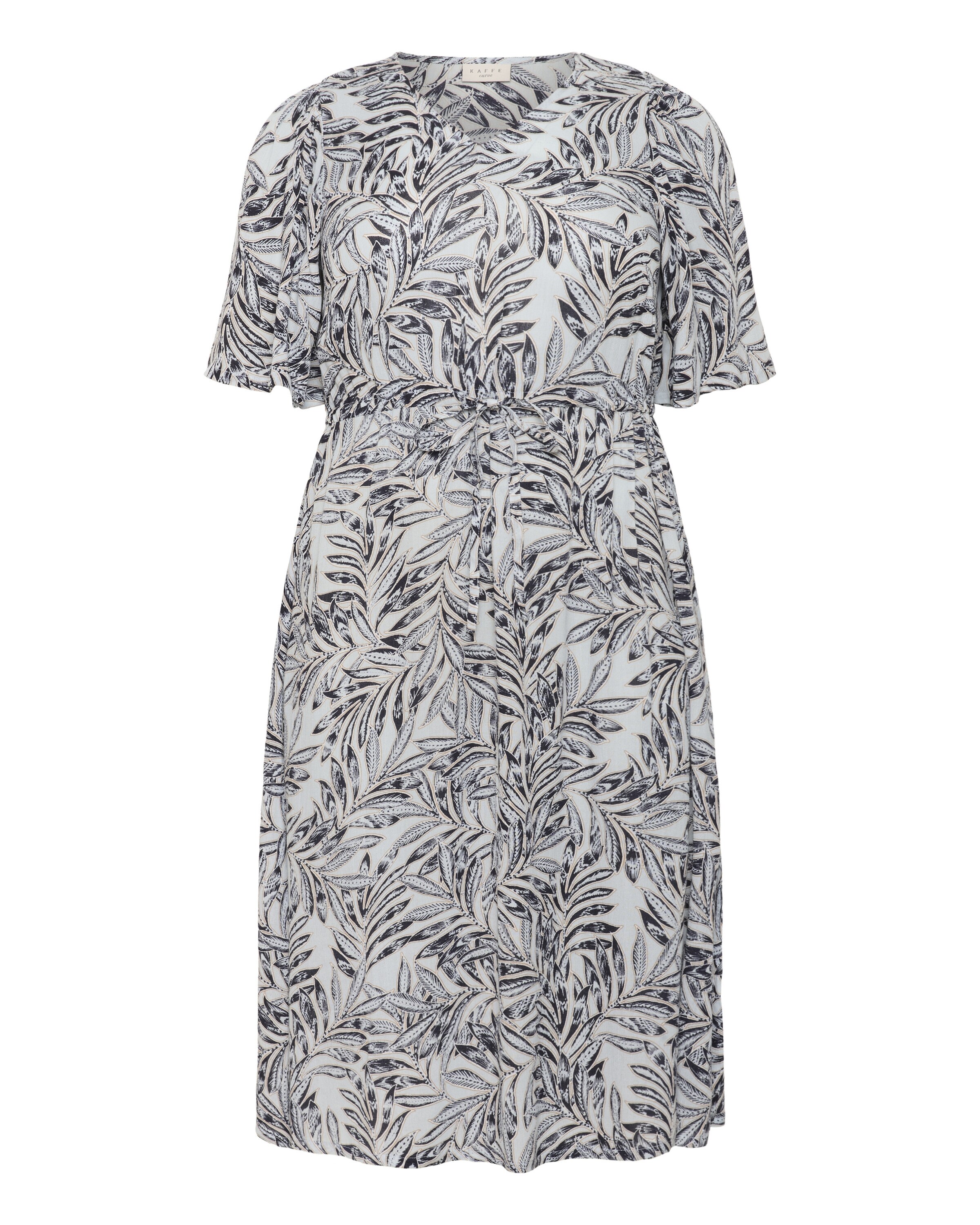 KAFFE CURVE Kleid 'Ami' in Grau: Vorderseite