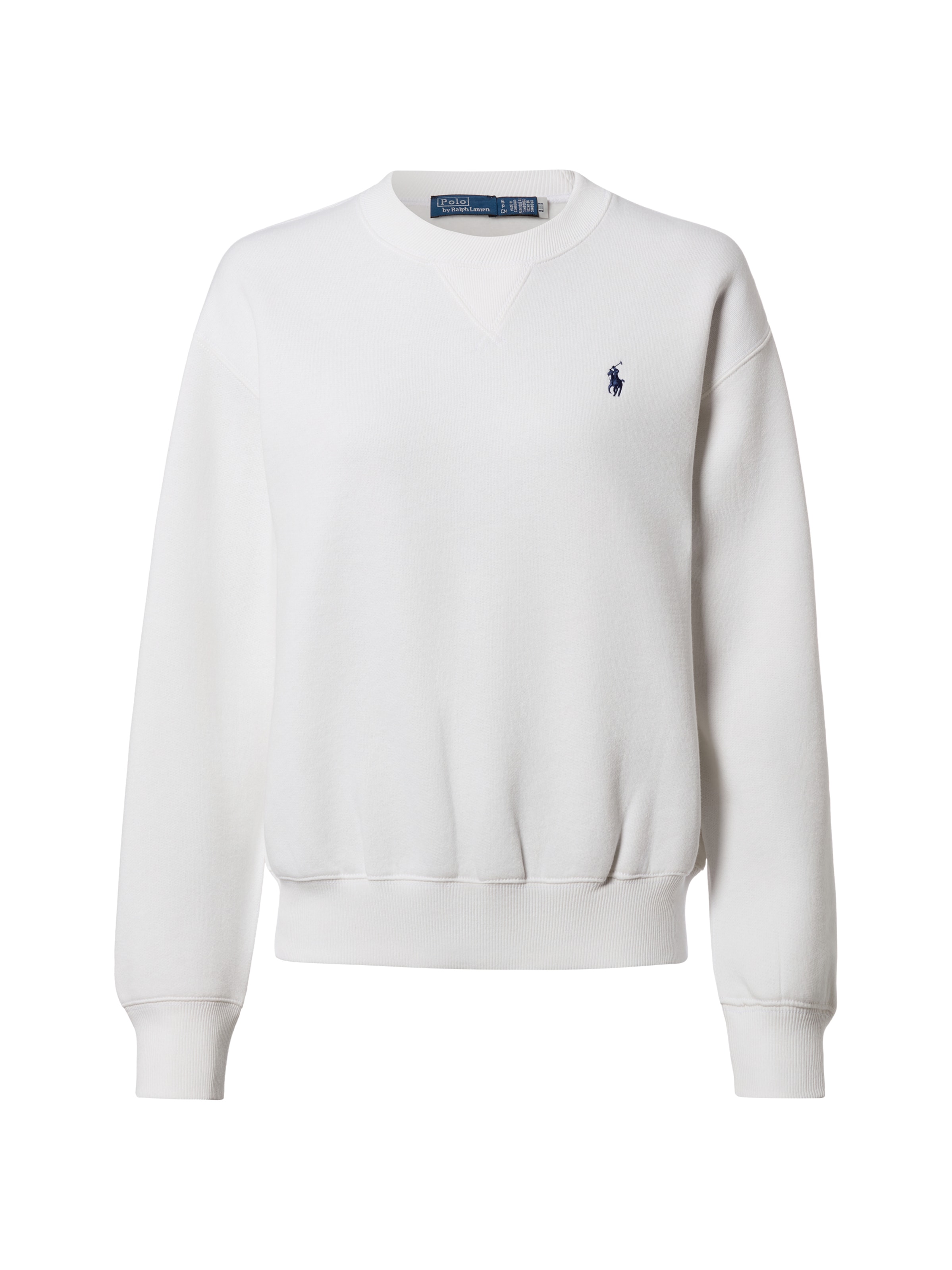 Polo Ralph Lauren Sweatshirt in White: front