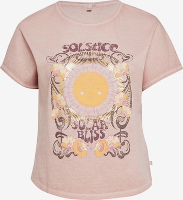 T-shirt QS en rose : devant