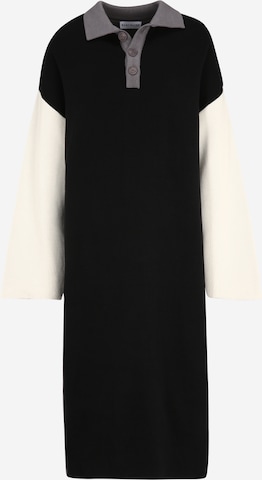 Karo Kauer Knit dress in Black: front