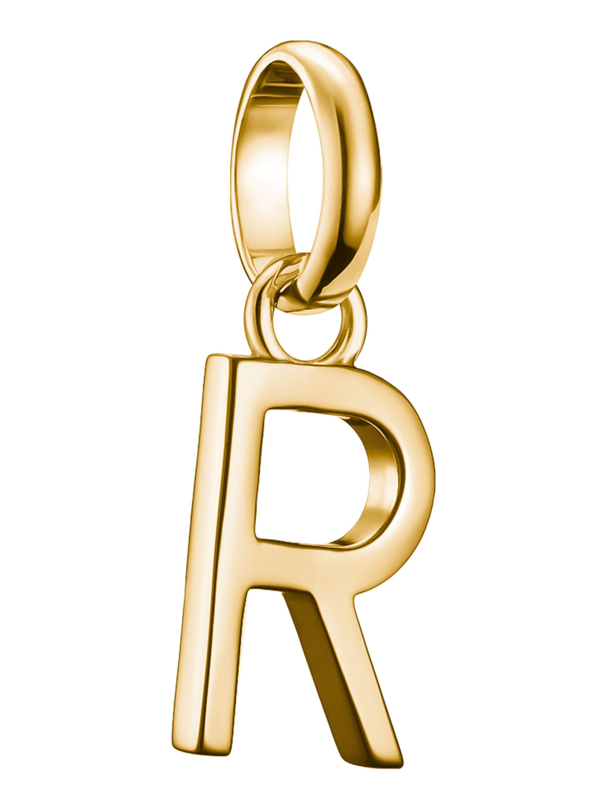 Thomas Sabo Pendant 'Buchstabe R' in Gold: front