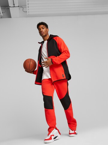 PUMA Athletic Jacket 'Hoops Team Dime' in Red