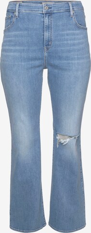 Levi's® Plus Flared Jeans in Blue: front